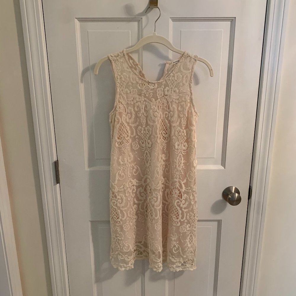 Stunning Off-White Girl's Monteau Los Angeles Dress